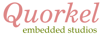 Logo for Quorkel, a company building innovative web technologies and cyberphysical systems